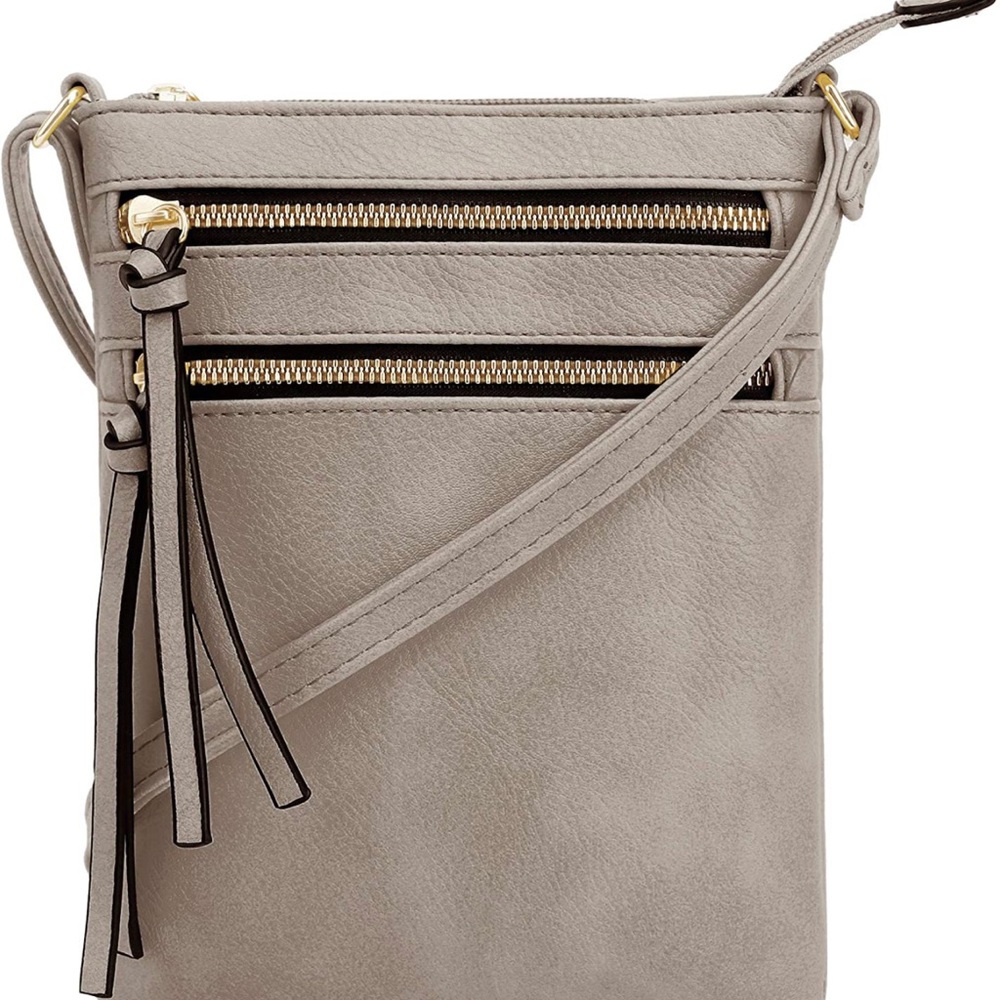 Taupe Crossbody Purse